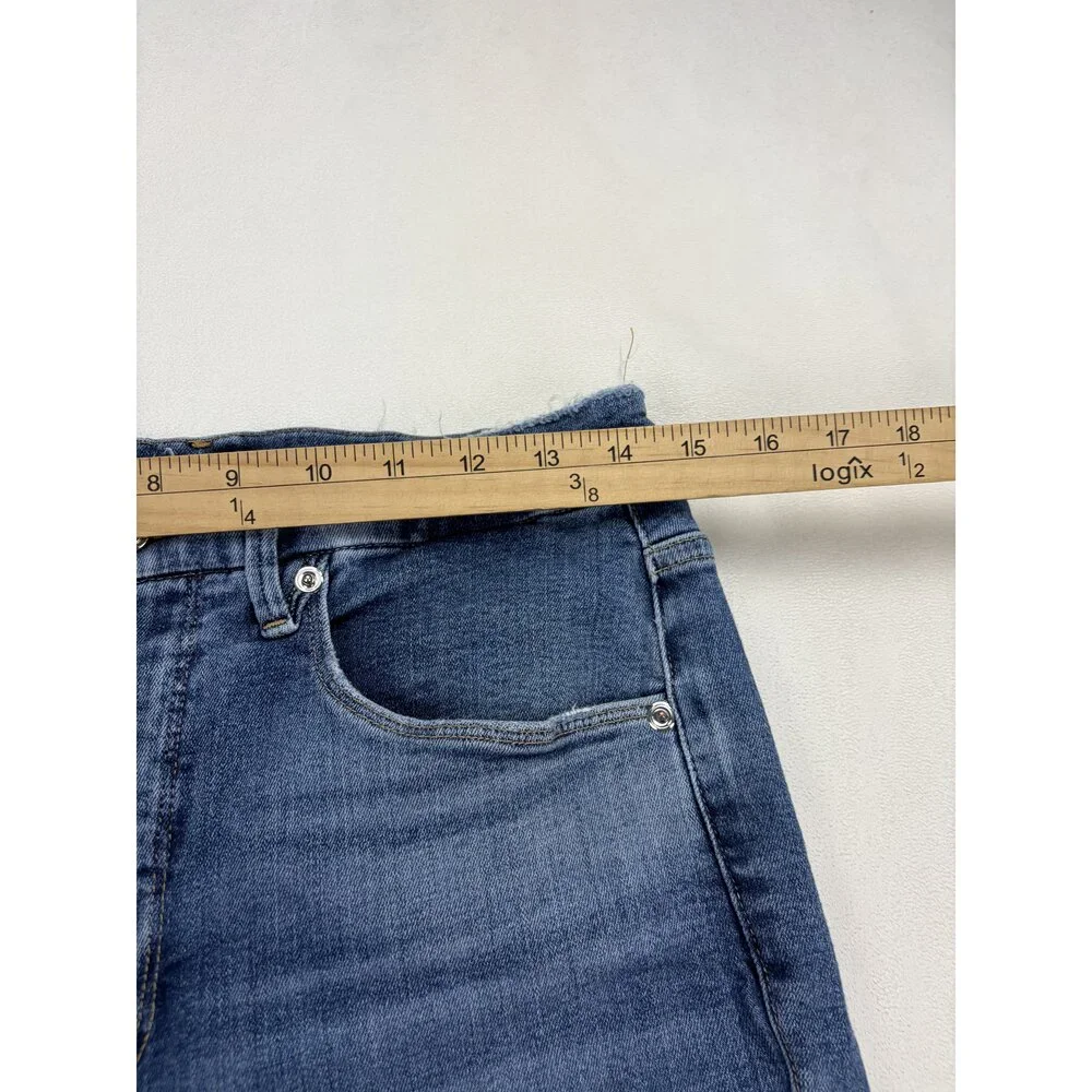 Good American High-Rise Tapered Jeans Size 30 Medium‎ Wash